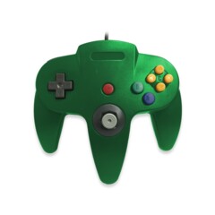 Nintendo 64 (N64) Controller Unofficial Green [Loose Game/System/Item]